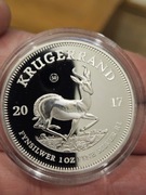 Krugerrand 2017 Srebro Proof 1 oz – 50th Anniversary – Limit 15 000
