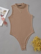 Karmelowe body XL krotki rękaw NOWE