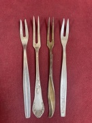 Hefra Stare Widelce Serwingowe Sygnowane Prl