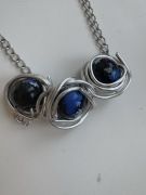 Naszyjnik handmade z naturalnymi kamieniami