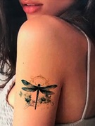 Tatuaż dziara zmywalny tymczasowy na imprezę basen