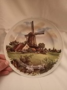 Talerz ozdobny - holenderski wiatrak