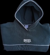 DIESEL oryginalna ciemnozielona bluza z kapturem rozmiar XL, 2XL