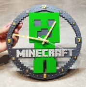 Zegar 3D Minecraft 