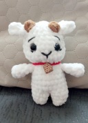 Owieczka wykonana na szydełku 