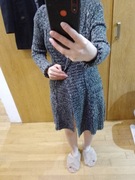 Długi kardigan sweter MANGO