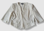 Marc Angelo Biały żakiet Bolerko rękaw 3/4 r.14/ 42