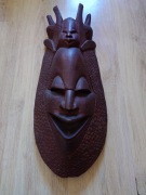 Maska plemienna duża,oryginalna z Afryki.