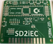 Płytka PCB SD2IEC do Commodore 64