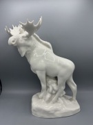 Łomonosow figurka białego łosia