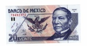 MEKSYK 20 PESOS 1996 P106B