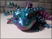 Robo Aksolotl, Zabawka, Figurka3D, Druk 3D, XL, Ruchomy wydruk 3D