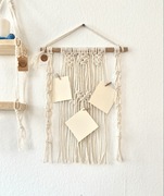 Wisząca makrama na zdjęcia ozdoba do pokoju boho