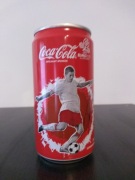 Euro 2012 Robert Lewandowski puszka nie otwarta Coca-Cola pełna