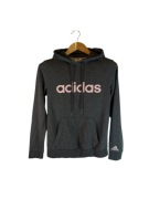 Bluza z kapturem damska Adidas szara duże logo s