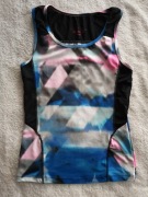 Kolorowy sportowy top bluzka c fit 146 - 152 jak nowa nowy
