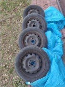Felgi stalowe 4x100 14cali + opony lato