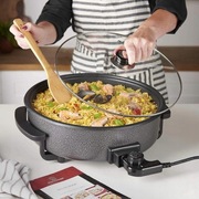PATELNIA ELEKTRYCZNA NAJWIĘKSZA 42cm DUŻA XXL 1500W NIEPRZYWIERA NON-STICK