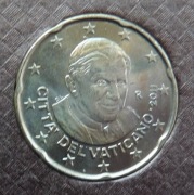 WATYKAN  2011 20 CENTÓW UNC !!!!!!!!!!