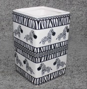 Ceramiczny wazon zebry