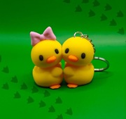 Kaczuszki przytulaski brelok zestaw 