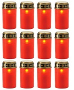 ZNICZ WKŁAD LED ELEKTRYCZNY RUCHOMY PŁOMIEŃ 12 szt