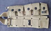 Pas M1 Garand oporządzenie cartridge belt m23 m1923 ww2 us army usmc 1942