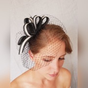 PROMOCJA fascynator z woalką na Sylwestra