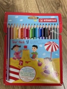 Kredki ołówkowe Stabilo Trio - 18 (17 - jednej brakuje)