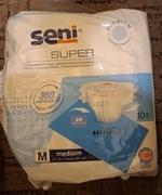 Super Seni pieluchomajtki dla dorosłych zapinane na rzepy roz. M