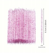 Patyczki Do Skórek Manicure Pedicure Wielorazowe Plastikowe Brokat