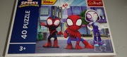 Puzzle 40 elementow spidey amazing friends spayder 