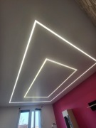 sufit napinany, lustrzany