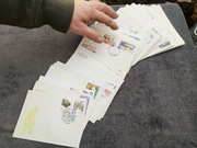 Całostki pocztowe - duży zestaw ponad 300 szt. 