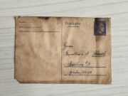 Bytom/Beuthen - Niemiecka karta pocztowa typ Antwortkarte – lata 30/40 XX w