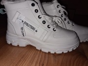 Buty zimowe białe 