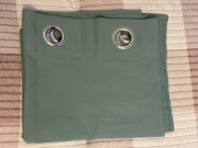 Zasłony gotowe zielone Pharell 140x280 cm na przelotkach