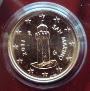 SAN MARINO 2011 1 CENT UNC !!!!!!!!!!