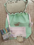Pusheen kot kotek poduszka kształtka plecak torba brelok maskotka długopisy