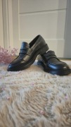 Czarne męskie loafersy Zara, mokasyny męskie, rozmiar