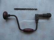 Stara wiertarka korba stolarska kompletna, sprawna