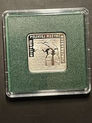 10 zł Ag - Jeremi Przybora, Jerzy Wassowski (moneta kwadratowa) - 2011