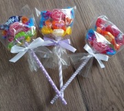 Lizak z cukierków na różne okazje Urodziny, komunia 