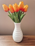 Sztuczne pomarańczowe tulipany 10sztuk 