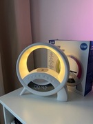 Lampka LED l Głośnik l Ładowanie bezprzewodowe l Zegar l Budzik l Radio
