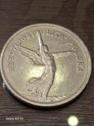 5 złotych Nike 1928zzm Rzadka!!!!,przesunięty znak