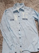 Błękitna koszula w prążki name it rozmiar 146/152