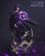 Figurka druk 3D żywica 12K " Raven - F1147 " - 120 mm