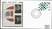 FDC UK Brytyjskie Noble z Chemii 100 lat Brytyjskiego Instytutu Chemii