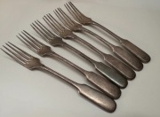 Widelce Br. Henneberg B.M. 6 sztuk